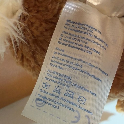 Build-A-Bear Workshop Pawsome Pony Clydesdale Horse Plush BAB Brown White - Picture 9 of 10