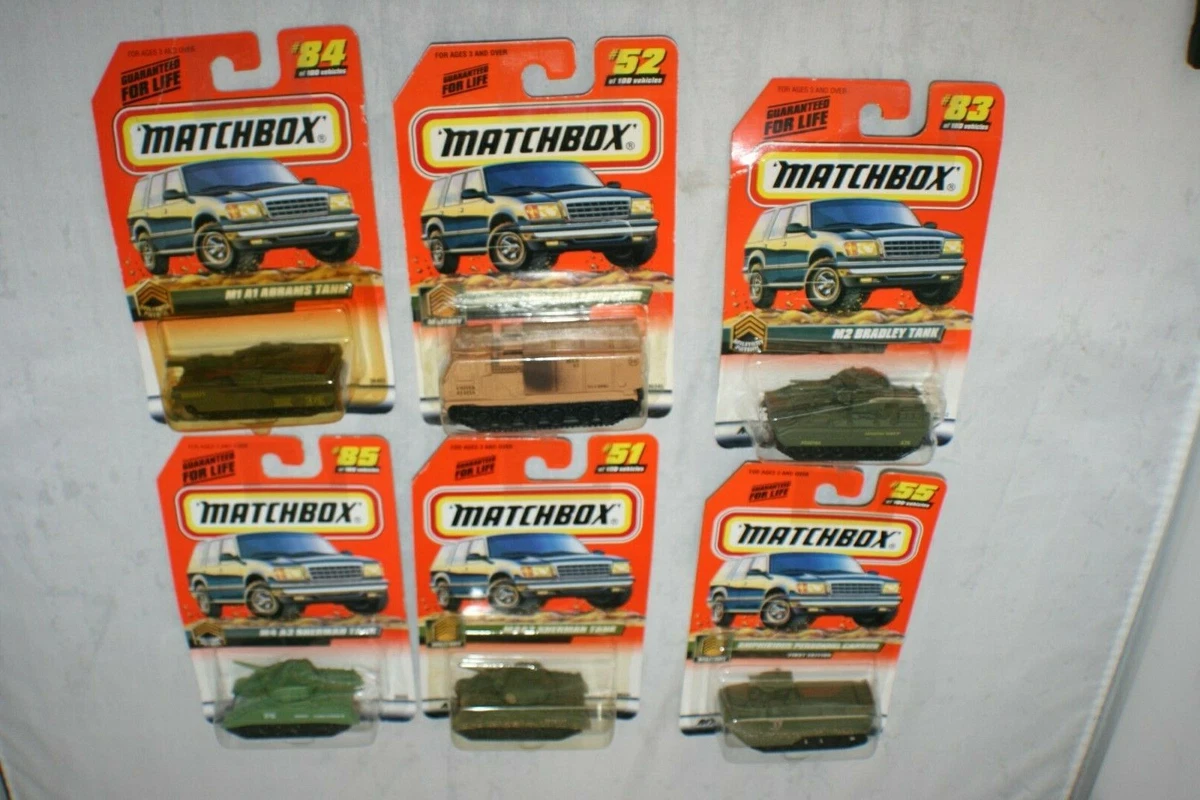 Matchbox 2025 military vehicles