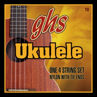 GHS Hawaiian D-Tuning Clear Nylon Ukulele Strings; set 10