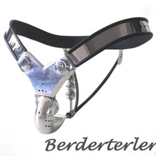 Highest Quality EMCC Male Chastity Belt Underwear Steel Cage Chastity Devices