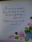 UNUSED vintage greeting card Multi-page diecut ANNIVERSARY His & Her Towels — photo 5