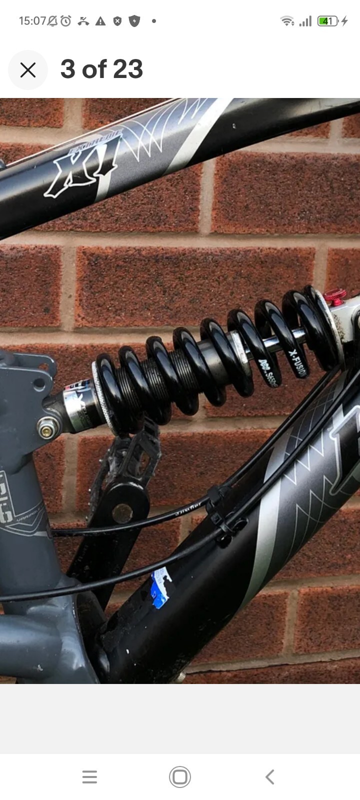 HARO EXTREME FULL SUSPENSION Mountain Bike SRAM Hayes Brakes, eBay