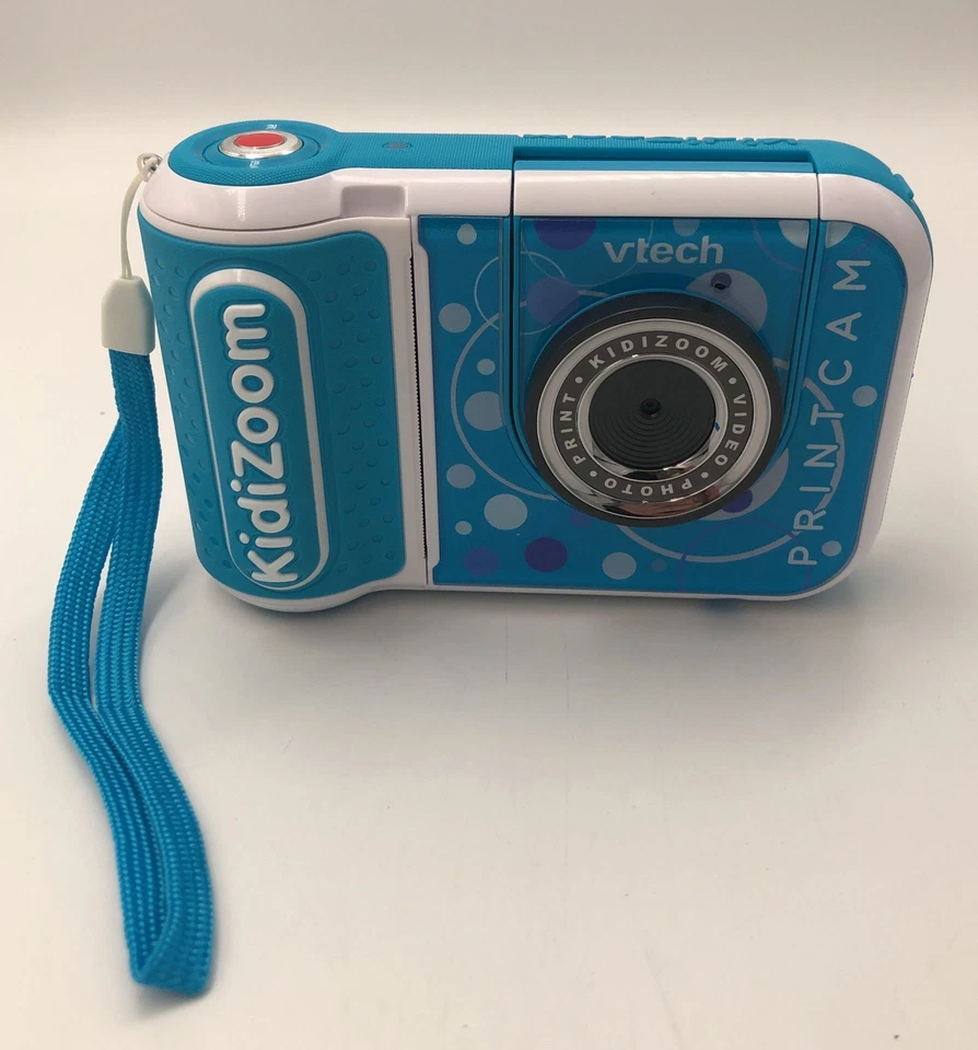 Vtech Kidizoom Print Cam blau, Digitalkamera mit Sofortdruck für Kinder ab 5 - Bild 4 von 4