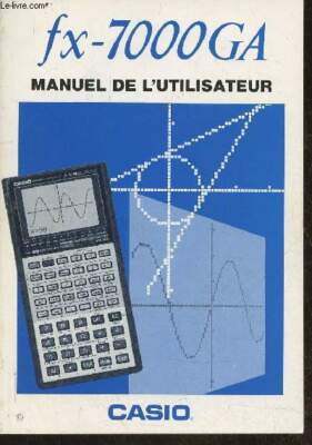 Manuel D'origine CASIO FX-8000G + Petit Livre "Réussir Vos Programmes CASIO FX180P" – Bon état