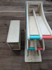 Lovevery Wooden Side By Side Toy Race  Chase Track/Ramp. No Cars.