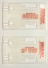 GM Credit Card Keys, Ignition & Trunk. B46/B47, J/K 2 pack, 4 keys. Made in USA!