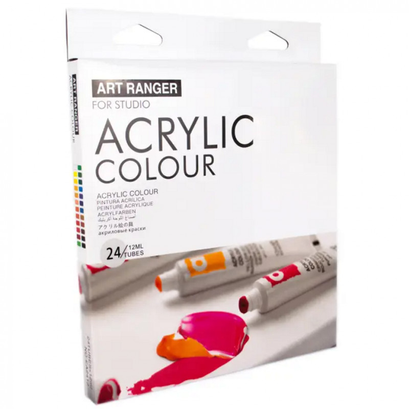 Art Ranger Acrylic Colour Set (24 x 12ml)