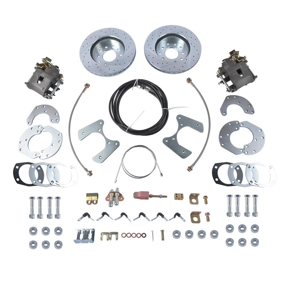 For GM 64-77 Oldsmobile Cutlass 10 12 Bolt Rear Axle Disc Brake Conversion Kit - Image 4 of 4