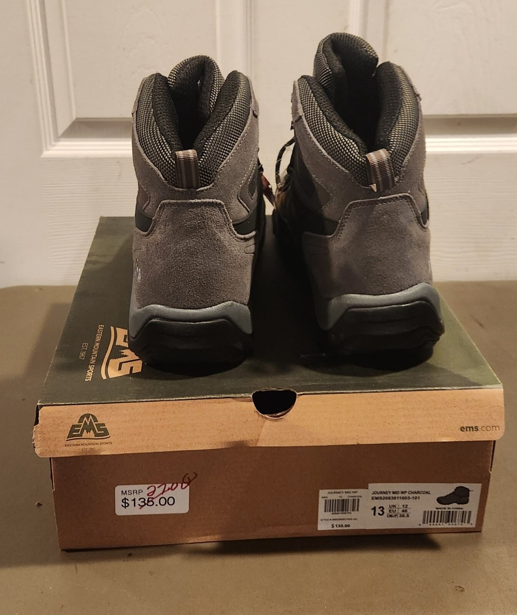 NEW EMS Eastern Mountain Sport Mens Journey Mid WP Charcoal  display picture 1