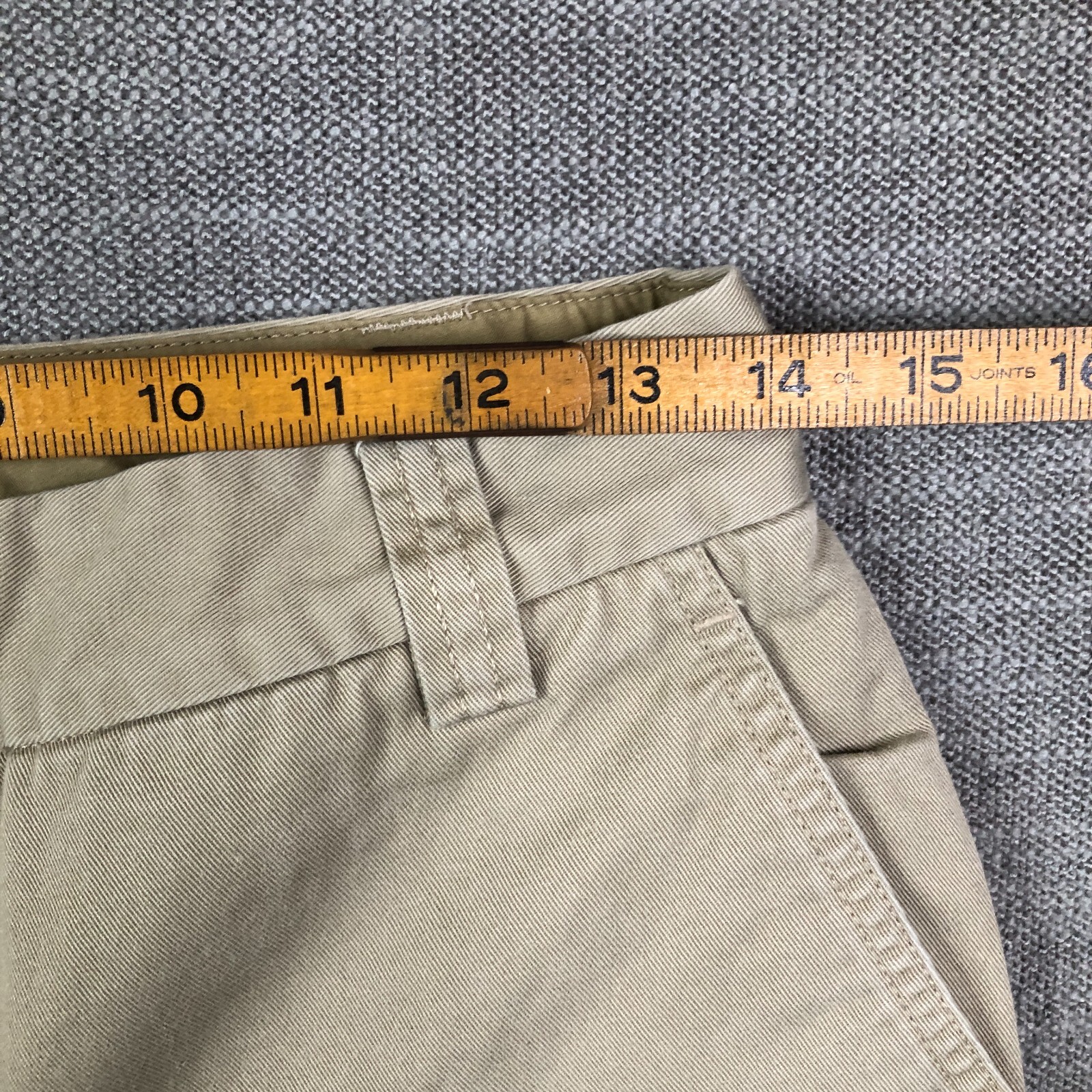 J Crew Pants Womens 2 Beige Fleece Lined Chino Khaki Straight Leg