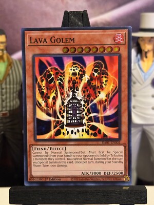 Yu-Gi-Oh TCG Lava Golem RA01-EN001 1st Edition Super Rare!
