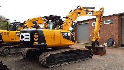 JCB JS220lc DIGGER DECAL STICKER SET WITH SAFTY WARNING