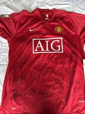 Manchester United 07/08 Signed Jersey