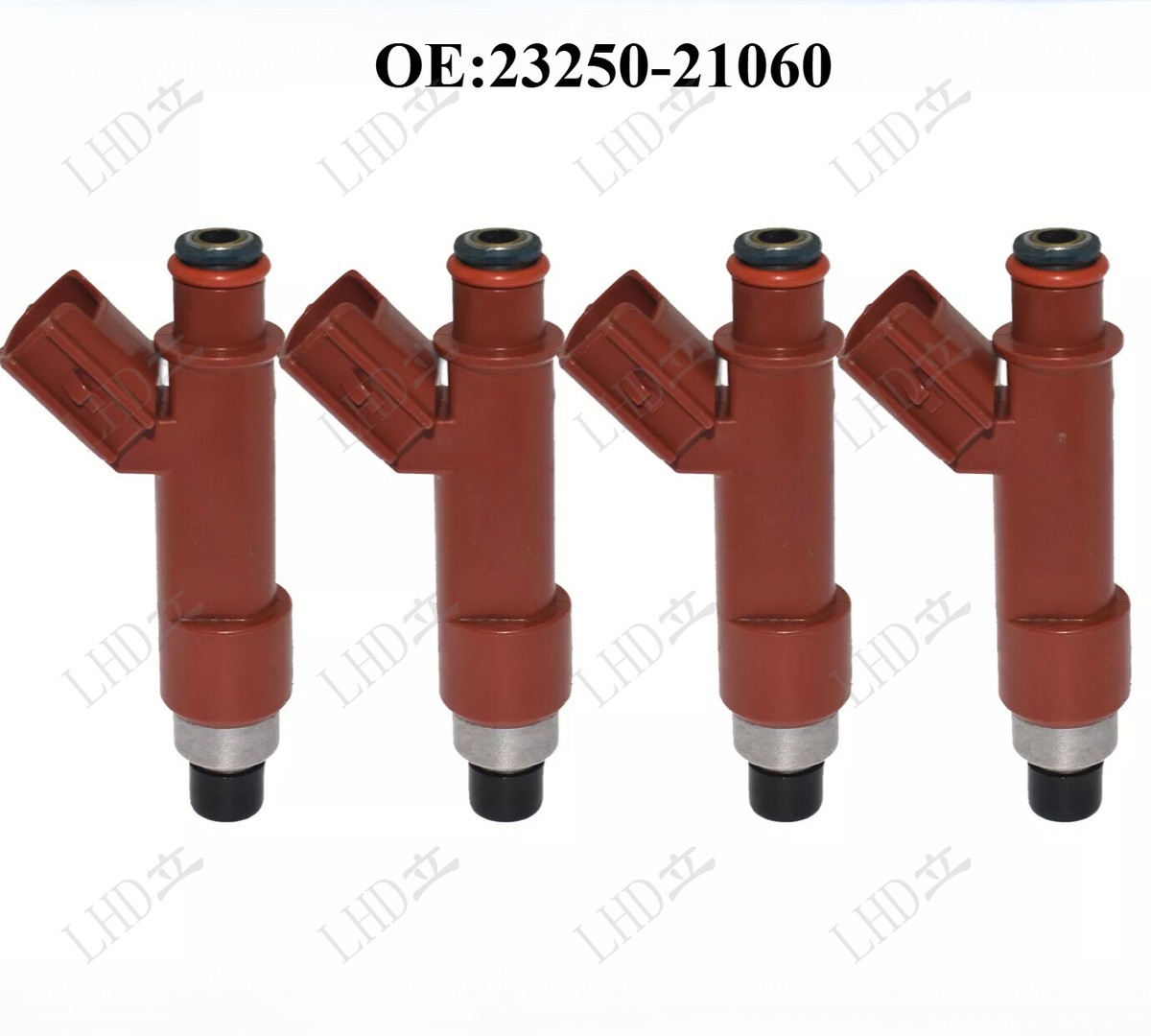 4Pcs 23250-21060 Fuel Injectors For 2005-2013 Toyota Yaris NCP90