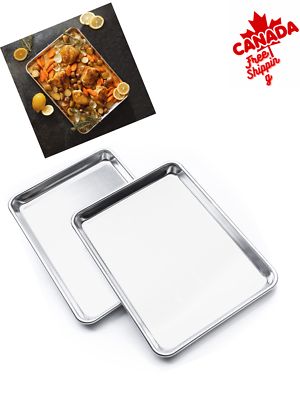 Nontoxic Oven-Safe Easy to Clean Aluminum Cookie Sheet Pan x