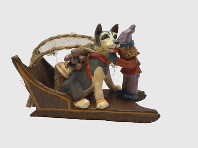 1995 Hallmark Ornament Fetching The Firewood Folk Art Americana Collection