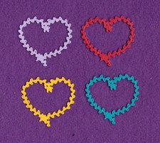 HEART  26 Valentine love die cuts scrapbook cards