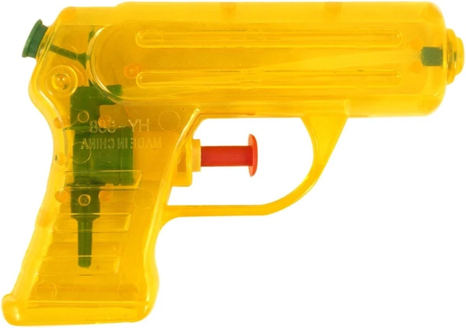 Water Guns Playing Water Pistol Pocket Sized Neon Colour Water Blasters 11cm - Image 4 of 4