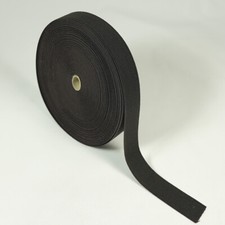 Brown Elastic Soft corded flat elastic 25mm wide Sold P/mtr UK Seller Free post