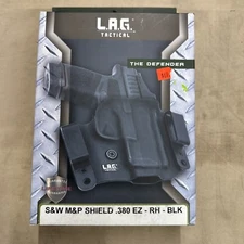L.A.G. Tactical, Inc. Defender Series OWB/IWB Holster S&W Shield 9EZ  RH - 4060