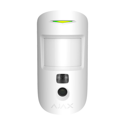 Détecteur de mouvement intérieur AJAX MotionCam pour surveiller le salon et sécuriser la maison