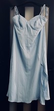 Womens Shein Dress Plus Size Tie Shoulder Split Thigh Cami Dress Size 4XL-20/22