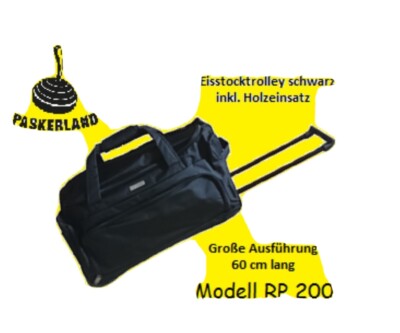 Curling Trolley RP 200, Colour Black for Curling, Bag, Paskerland 