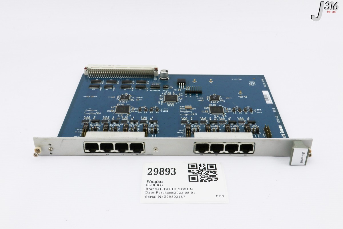 マザーボード HITACHI ZOSEN PCB ASSY ACRTC-A HIMV-307A 29893 HITACHI ZOSEN PCB ASSY, SIO-8 HIMV-533 | eBay