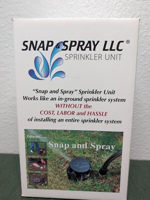 Snap & Spray LLC Sprinkler Unit In Ground Pop-up Sprinkler Hose Connect