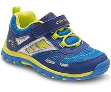 Stride Rite Boys Non -Tie Sneakers BROGAN Blue/Lime NEW Little Boys Size 6 M