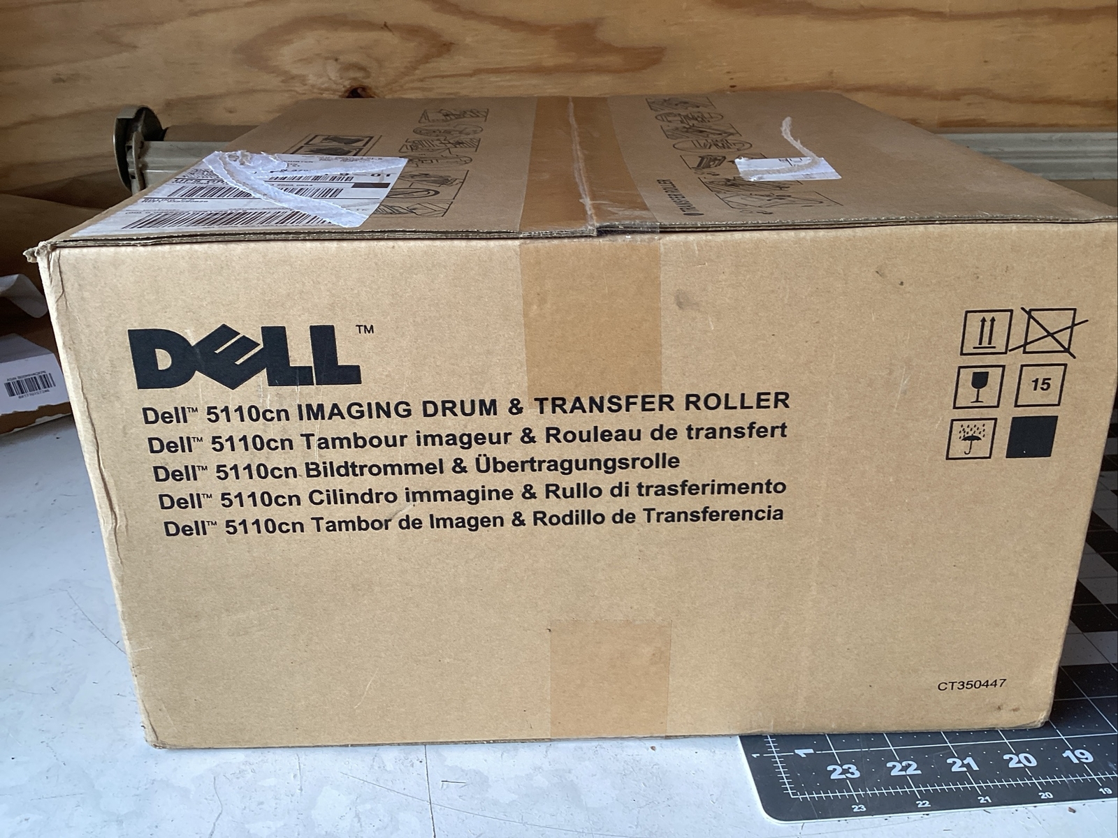 NEW GENUINE DELL 5110cn UF100 IMAGING DRUM & TRANSFER ROLLER eBay