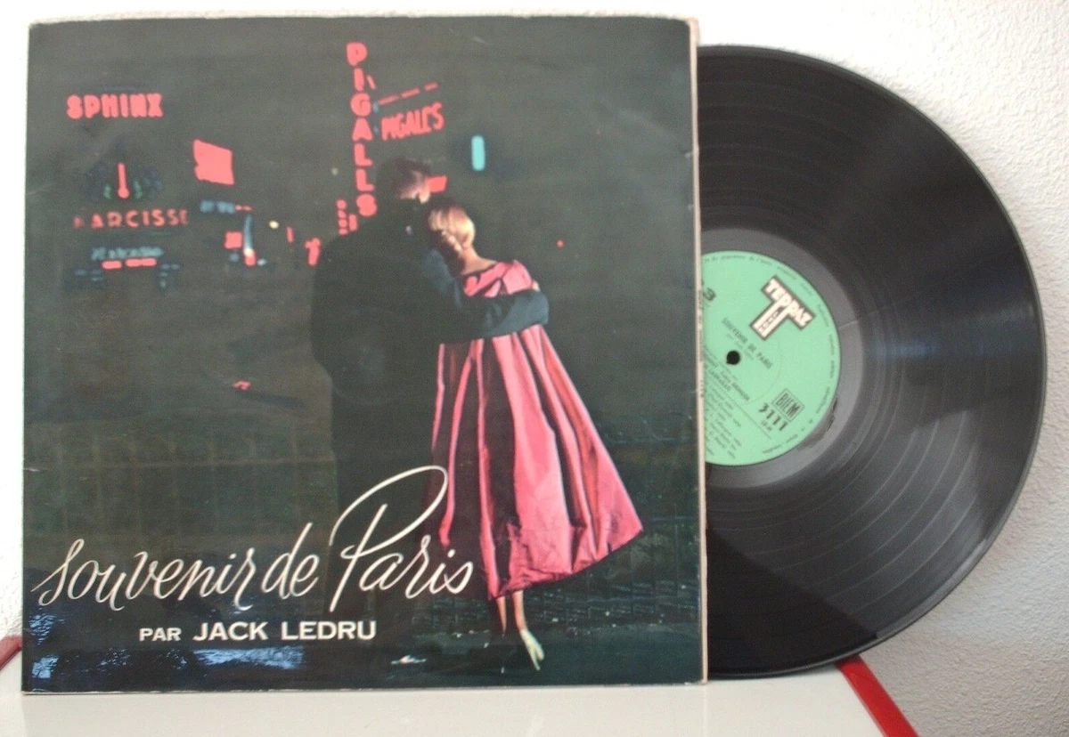 SOUVENIR DE PARIS par JACK LEDRU - DISQUE TEPPAZ 3 111 - EXCELLENT ETAT -