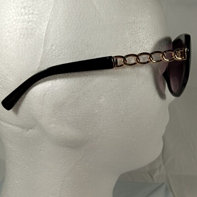 Nanette Lepore Women Sunglasses NN110 Black Butterfly - Purple Lense - Gold Link Nanette Lepore Women Sunglasses NN110 Black Butterfly  main image 4