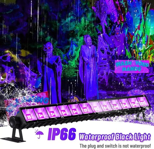 Halloween 40W LED Black Light Bar, Black Lights for Glow Party, Blacklight with - Picture 5 of 5