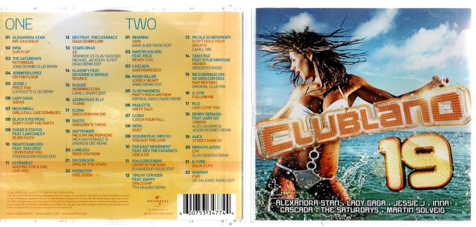 Clubland, Vol. 19 by Various Artists (double CD, 2011)