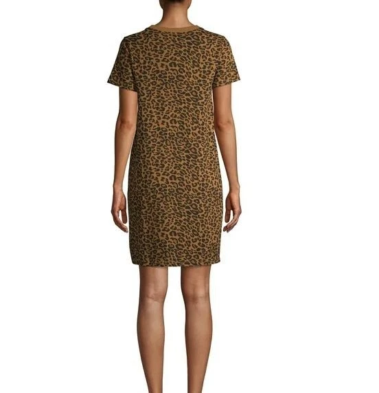 Cheetah print t 2025 shirt dress