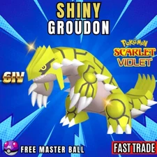 6IV GROUDON ⭐️SHINY⭐️ Pokemon Scarlet & Violet  🚀Fast Trade🚀 Pokémon HOME