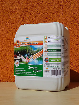 Heissner TZ779 Trübwasser Frei 5L für Gesundes Sauberes Schwimmteichwasser