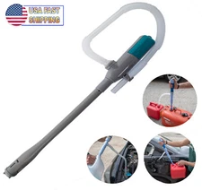 Liquid Transfer Siphon Turbo Pump Battery Electric Cordless Quick Gas Oil Water