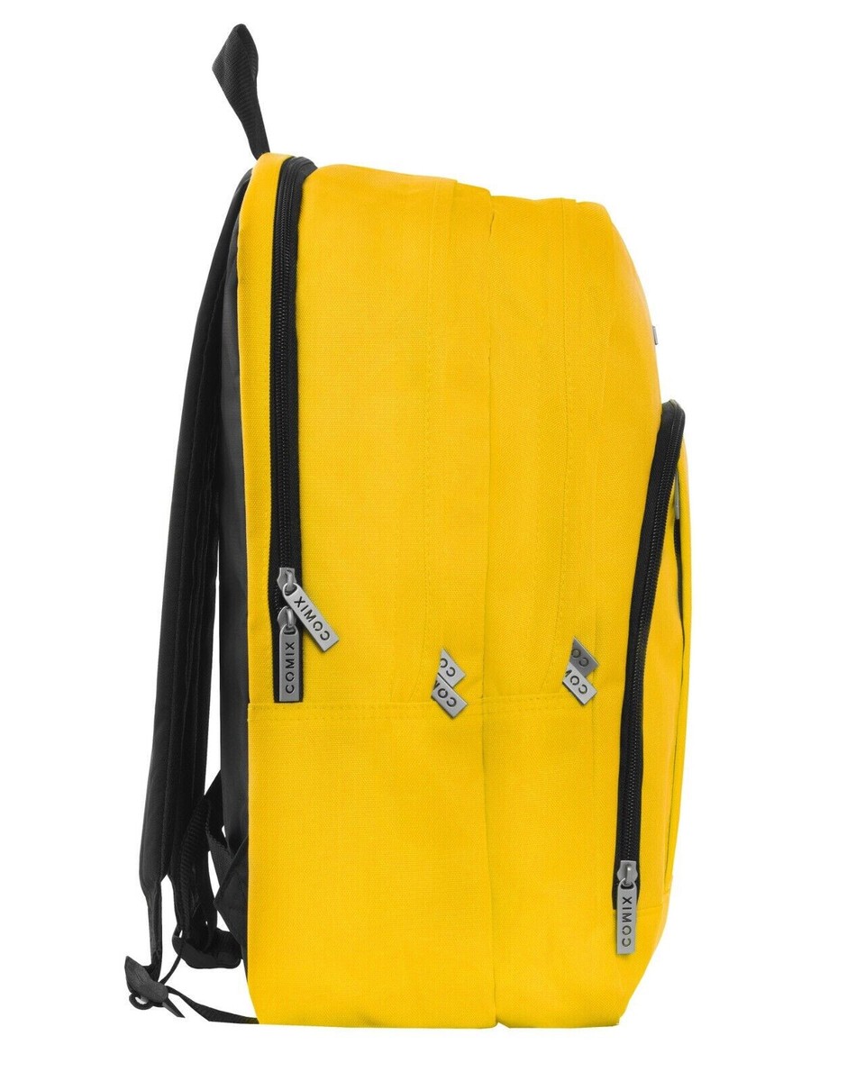 Zaino Organizzato Comix giallo scuola e tempo libero