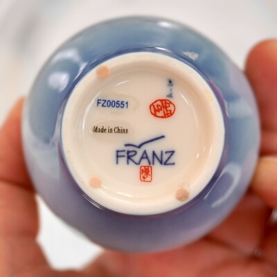 Francescoさま専用 Franz FZ00551 - Porcelain Dolphin Diving Small Vase | eBay