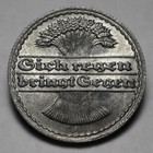 Germany Weimar Republic 1922 F 50 Pfennig KM#27 AU — photo 2