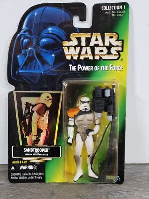 NEW VTG 1996 STAR WARS The Power of the Force SANDTROOPER  KENNER
