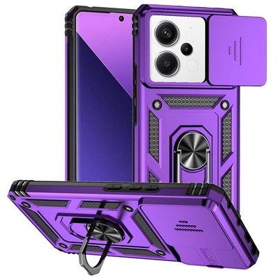 For Xiaomi 13 Pro 13 12 Note9 8 11 10 Note 12 Push Window Ring Holder Phone Case