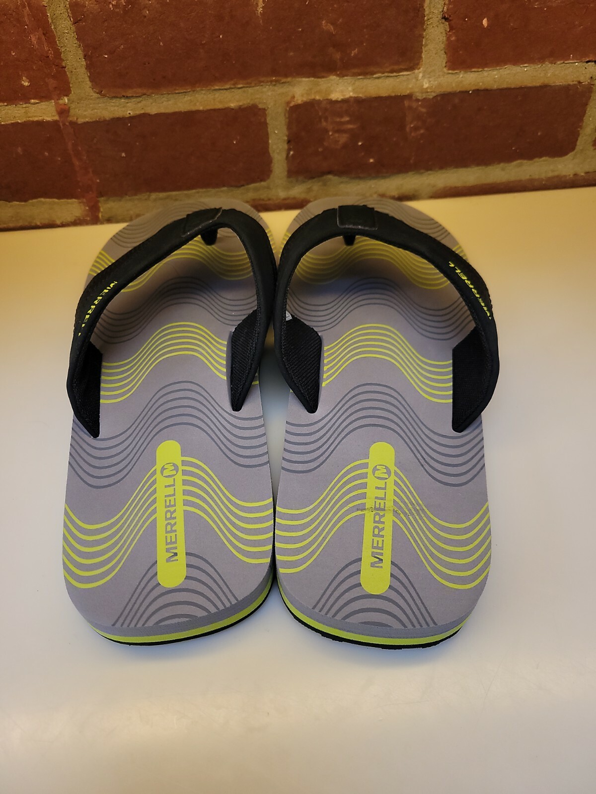 Merrell Infradito Uomo Cedrus Nero Verde Oasis Taglia 11