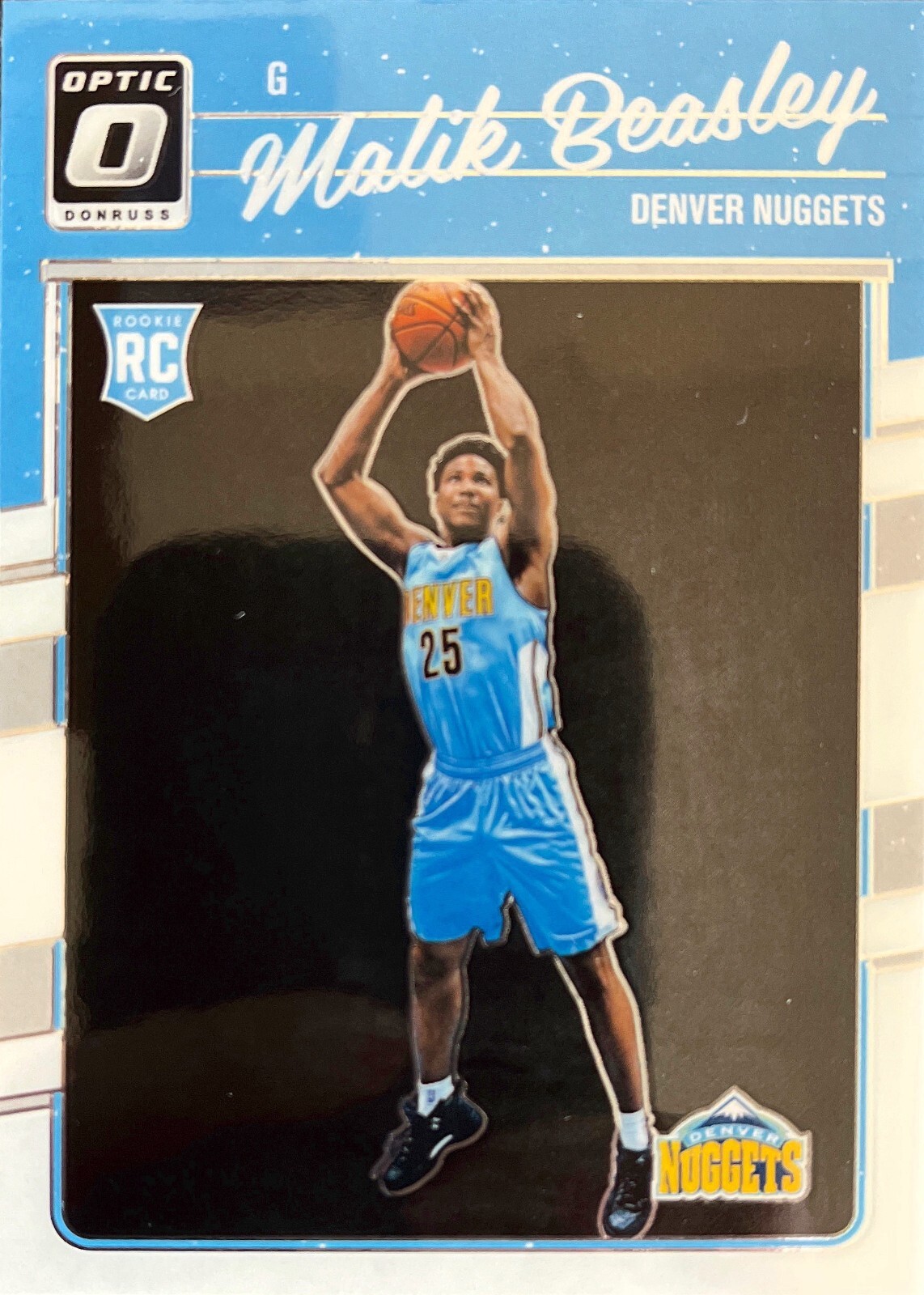 Malik Beasley Donruss Optic 16-17 #166 Rookie Card Denver Nuggets