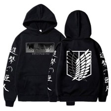 Attack on Titan Hoodie Levi Ackerman Sweatshirts Pullover Hoodie Cosplay Costume