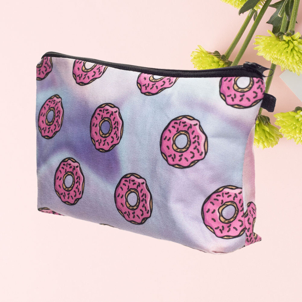 Zipper Makeup Bag Cosmetic Pouch Small Travel Toiletry Bag Cosmetic Bag