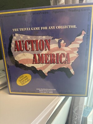 Auction America Trivia Game Sealed Unused Copyright 2000 ENT Enterprise Trivia