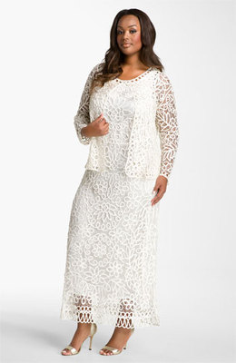 ivory jacket dress NWOT Soulmates Crochet with size M Powercat